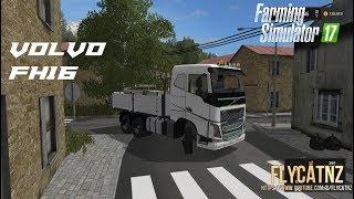 Farming Simulator 17 Ep2 VOLVO FH16 Flatbed and New Map