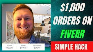 How David Gets $1,000 Orders on Fiverr (Make Money Online On Fiverr in 2021)