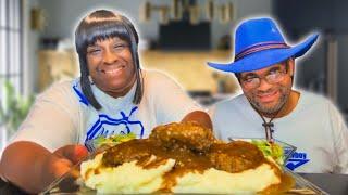 Cook & Eat: Salisbury Steak & Gravy Over Mashed Potatoes Recipe