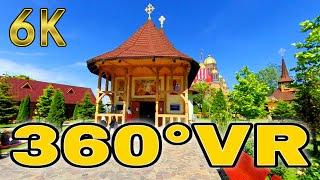 360° VR Parliament Holy Church Bucharest Vacation Romania Holiday 6K 3D Virtual Travel Reality HD 4K