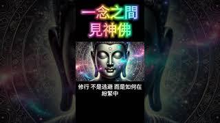修行的秘密：一念之間見神佛！#開悟 #覺醒