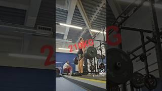 Deadlift 210kg