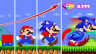 Mario Wonder but Every Seed Makes Mario Becomes Sonic | 2TB STORY GAME