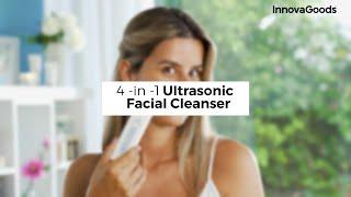 InnovaGoods 4-in-1 Ultrasonic Facial Cleanser