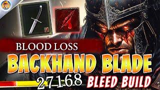 This BEST Backhand Blade Bleed Build SHREDS! Elden Ring DLC Build Guide