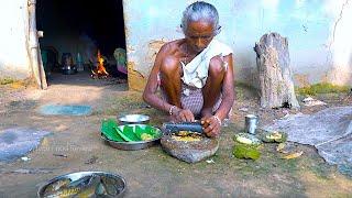 Tribe Village Cooking | Grandma Cooking Fish Curry in her old Traditional method | Village Cooking