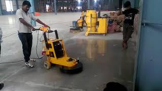 Grinding & Polishing Machine HSB500 Buffing on concrete