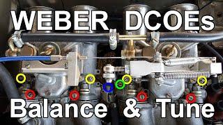 How to Balance & Tune Twin Weber DCOE Carburetors | Tech Tip 18