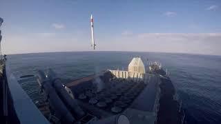 Firings of Sea Ceptor missiles - MBDA CAMM