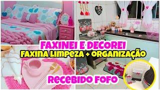 FAXINEI E DECOREI  FAXINA LIMPEZA / DECORAÇÃO E ORGANIZAÇÃO COMPRINHAS FOFAS ROTINA DE DONA DE CASA