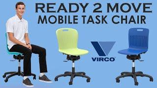 Virco Ready 2 Move (R2M) Mobile Task Chair | Worthington Direct