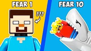10 LEGO Minifigures Vs WORLD'S WORST Fears