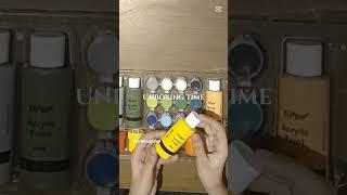 Acrylic paints unboxing #music #song #artist #cover #cute