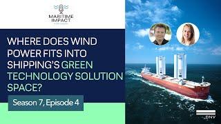 Wind power’s role in low-carbon shipping solutions