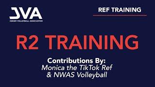 JVA R2 Training with Monica the TikTok Ref  | Volleyball Referee Training Video