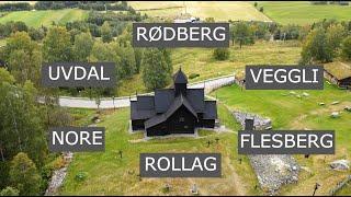 Numedal på langs -  Uvdal til Flesberg via Rødberg, Nore, Veggli og Rollag