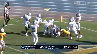 North Carolina A&T return man forgets to take a knee and it leads to disaster