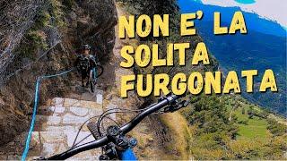 MTB SHUTTLE TOUR AOSTA - Furgonata spaziale tra i sentieri alpini BONUS TRACK sentiero del Papa ️