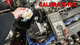 How to Calibrate Throttle Position Sensor Using a Multimeter (Set TPS)