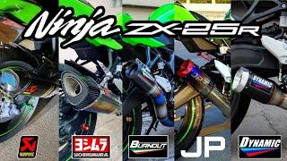 รวมเสียงท่อ แบรนด์ดังในไทย ZX25R Muffler Thailand