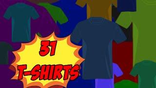 31 T-shirts