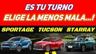 Kia SPORTAGE vs Hyundai TUCSON vs Geely STARRAY | La VERDAD aunque DUELA