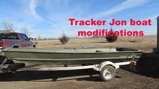 Tracker Jon boat modifications