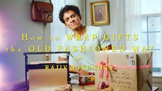 Wrapping gifts using NO TAPE with Rajiv Surendra (Holiday Special)