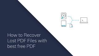 How to Recover Lost PDF Files with Best Free PDF Recovery?