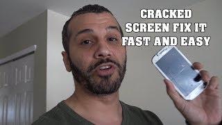 HOW TO FIX ANY CRACKED CELLPHONE SCREEN FAST AND EASY!*