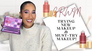 GRWM: Trying New Makeup & my recommendations! Natasha Denona Roxa, Hourglass liquid blush, & More!