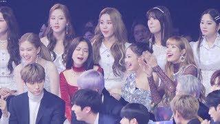 181201 블랙핑크 (BLACKPINK) ROSE,JISOO 키스미(KISS ME) CF광고가 나오자 빵터짐 [4K] 직캠 (2018 멜론 뮤직 어워드) by Mera