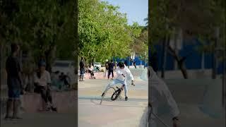 No Words Only Guts ‍️ Akram Bmx Rider cycle stunt #shorts