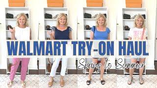 SPRINGSUMMER Walmart Outfit Ideas for Women Over 40! #over40 #over50 #walmart #walmartfashion