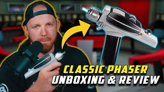 CLASSIC PHASER | Unboxing & Review | Playmates Classic Phaser