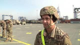 497th CSSB Arrives In Europe, SPC Scott Boswell Interview