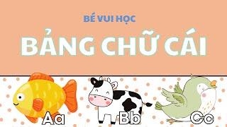 Bé Học Bảng Chữ Cái Tiếng Việt | Dạy Trẻ Thông Minh Sớm | Melly Tủ Sách Thú Vị