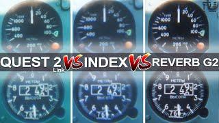 THROUGH THE LENSES - QUEST 2 vs Reverb G2 vs INDEX! 90Hz Quest