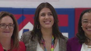 Alexandria teacher surprised with national education award