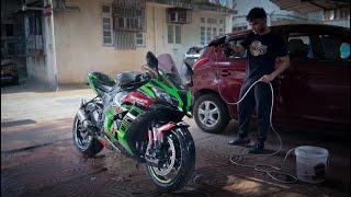 Loudest Zx10r Detailing Work By AutoAura | Zx10r Vlog #arzx10r #zx10r #detailing #motovlog #vlog