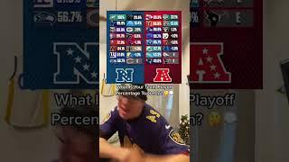 NFL Playoff Chances #nfl #shorts