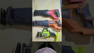 Ryobi vs Ridgid vs Milwaukee