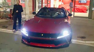 BRAND NEW Ferrari 12 CILINDRI SPIDER Arrives in Monaco for its Ferrari World Premiere 2024!!