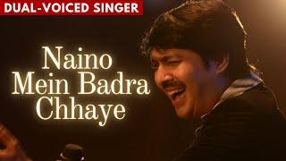 Naino Mein Badra Chhaye | Dual Voiced Sairam Iyer | Live at Jalsa Nights Jagat Bhatt