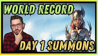  Can I Beat The World Record?  Day 1 Summons F2P Arb World Record Challenge | RAID: Shadow Legends