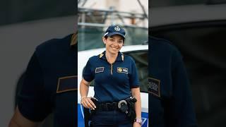 She is a Beautiful police officer working on the streets in Italy  #streetphotography