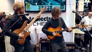 Dean Brown & Hadrian Feraud - jamming at the TC Namm booth