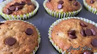 HOW TO MAKE BANANA CUPCAKES/ Sarah Pax Channel