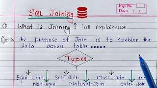 SQL Joining | types of joining in sql