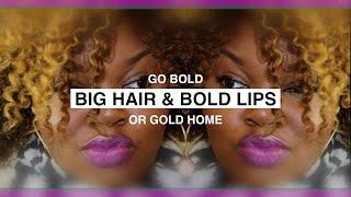 BIG HAIR & BOLD LIPS | CharyJay